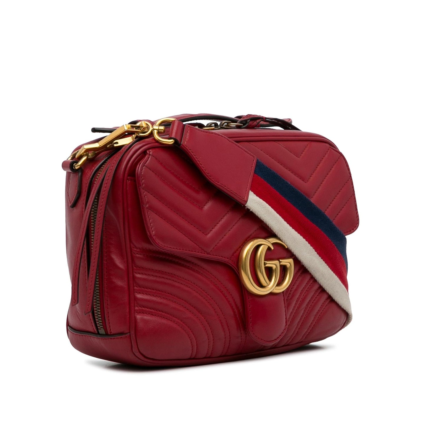 Gucci Small GG Marmont Sylvie Top Handle Satchel (oIkSJi)