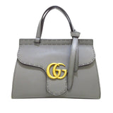 Gucci Small GG Marmont Top Handle Satchel (Raao4V)