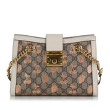 Gucci Small GG Supreme Berry Padlock Tote (pt4iss)