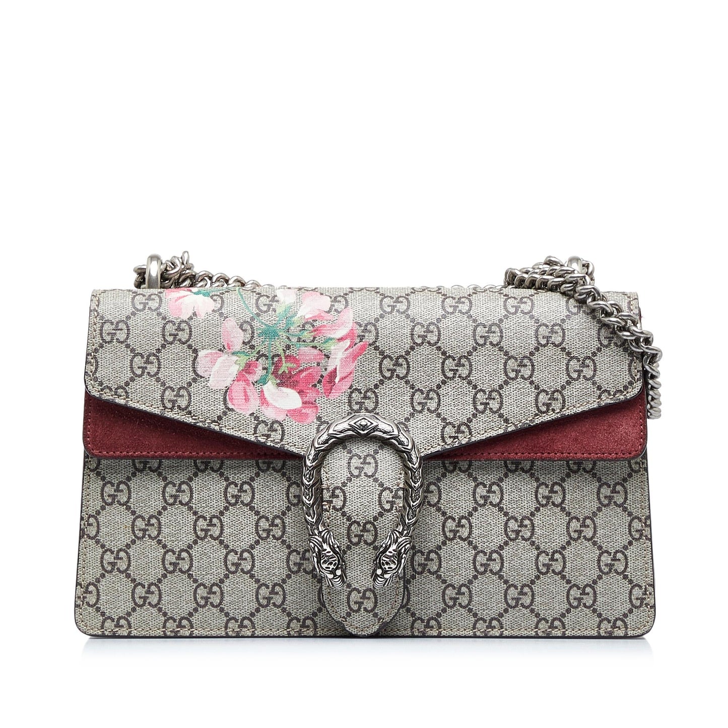 Gucci Small GG Supreme Blooms Dionysus Shoulder Bag (2lCEJt)