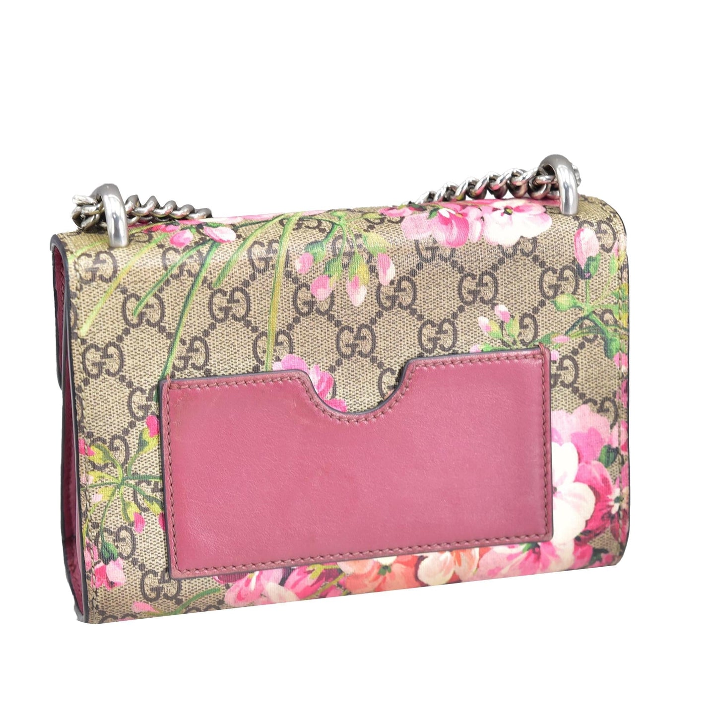 Gucci Small GG Supreme Blooms Padlock Crossbody (uGapP0)