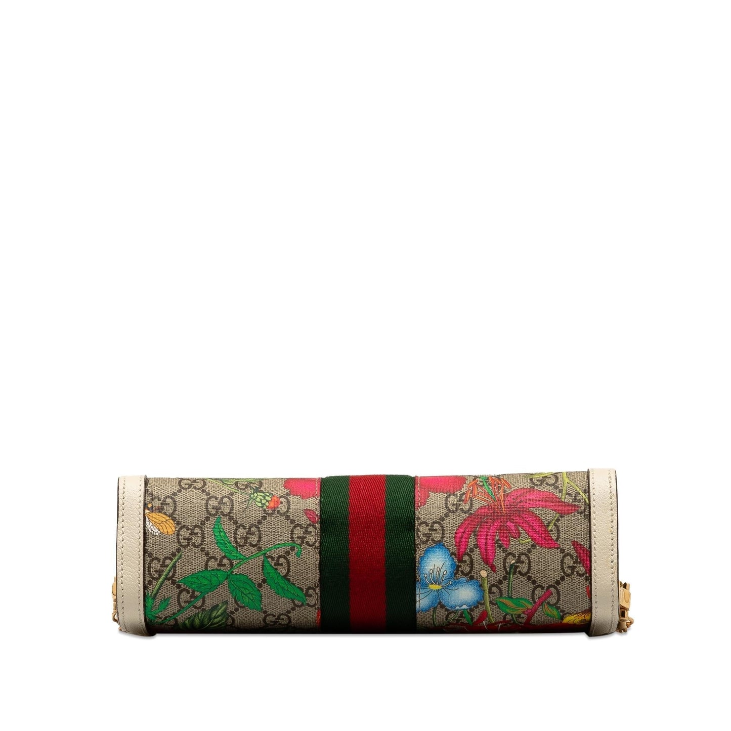 Gucci Small GG Supreme Flora Ophidia Chain Shoulder Bag (7xxXPR)