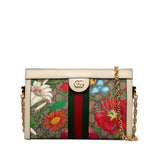 Gucci Small GG Supreme Flora Ophidia Chain Shoulder Bag (7xxXPR)