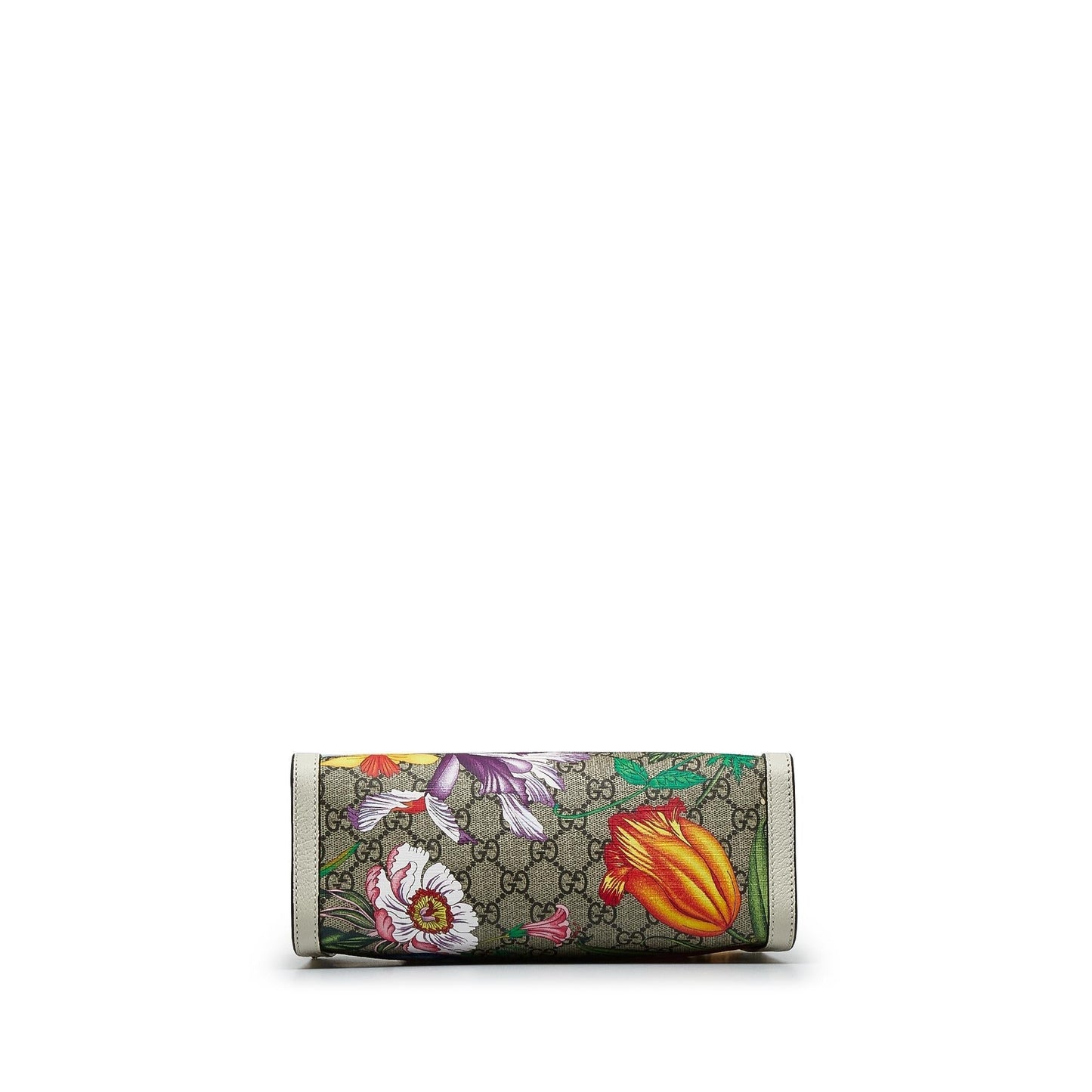 Gucci Small GG Supreme Flora Padlock Shoulder Bag (LnY51x)