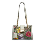 Gucci Small GG Supreme Flora Padlock Shoulder Bag (LnY51x)