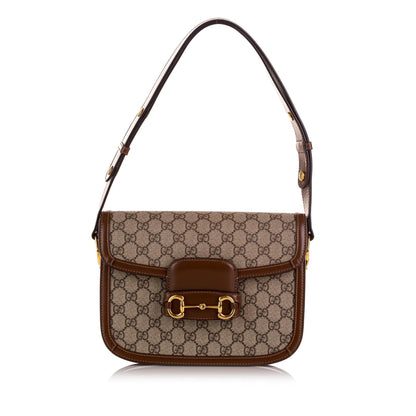 Gucci Small GG Supreme Horsebit 1955 Shoulder Bag (vd6mDJ)