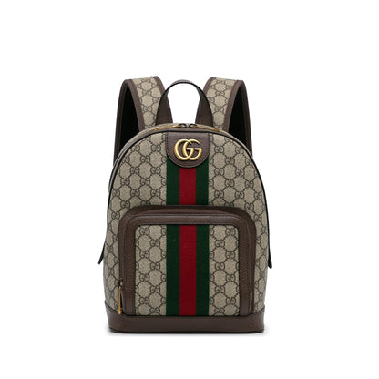 Gucci Small GG Supreme Ophidia Backpack (rYFla2)