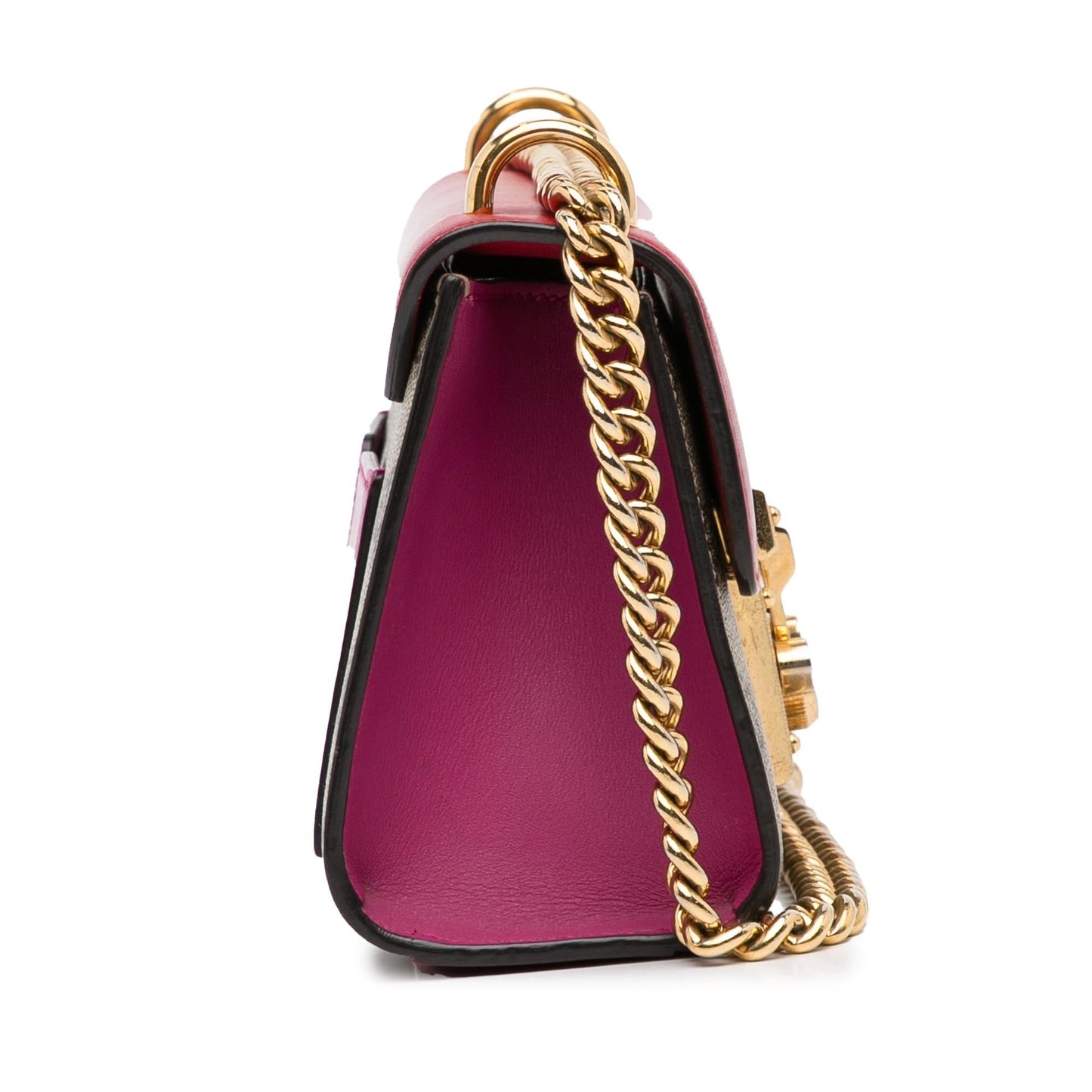 Gucci Small GG Supreme Padlock Crossbody Bag (UWsLXV)