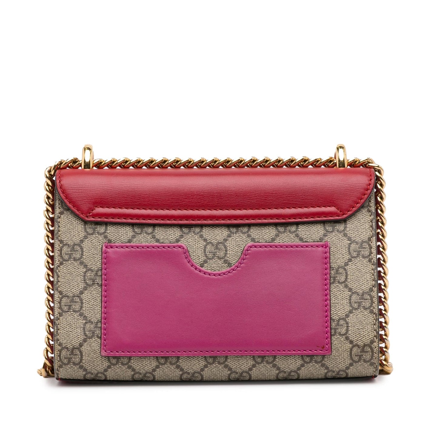 Gucci Small GG Supreme Padlock Crossbody Bag (UWsLXV)
