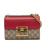 Gucci Small GG Supreme Padlock Crossbody Bag (UWsLXV)