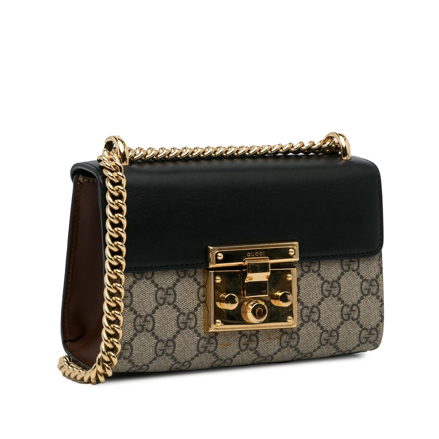 Gucci Small GG Supreme Padlock Crossbody (lh7Ikz)
