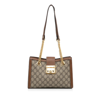 Gucci Small GG Supreme Padlock Tote (Sftv9N)