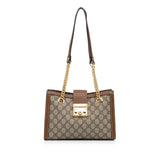 Gucci Small GG Supreme Padlock Tote (Sftv9N)