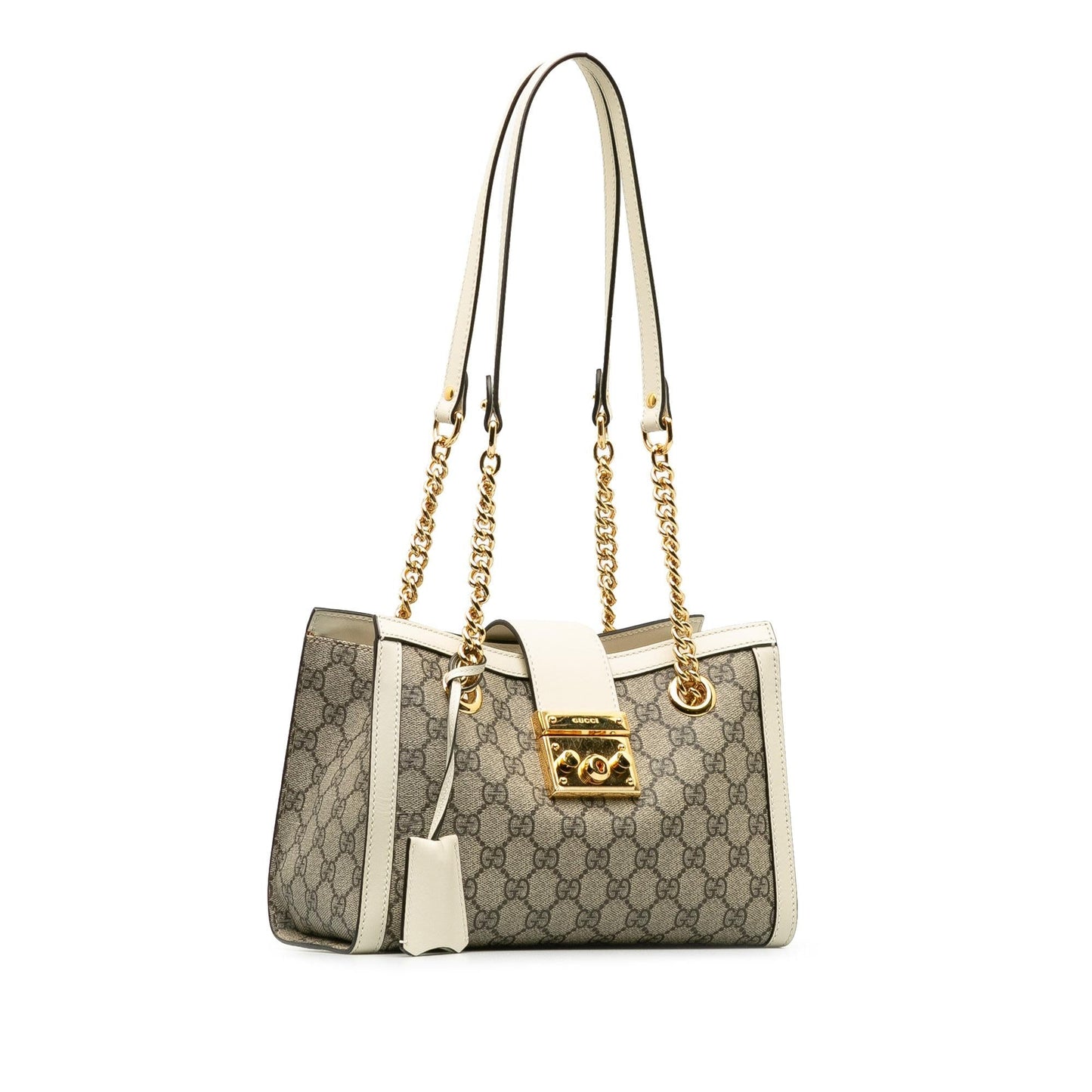 Gucci Small GG Supreme Padlock Tote (QfnOzS)