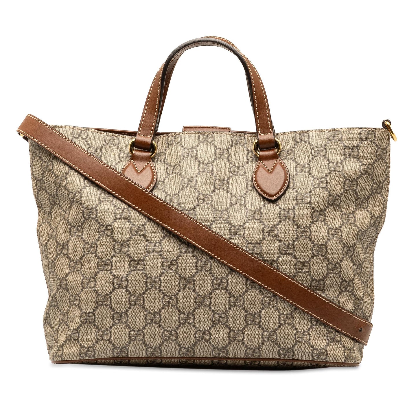 Gucci Small GG Supreme Satchel (yrNoBg)