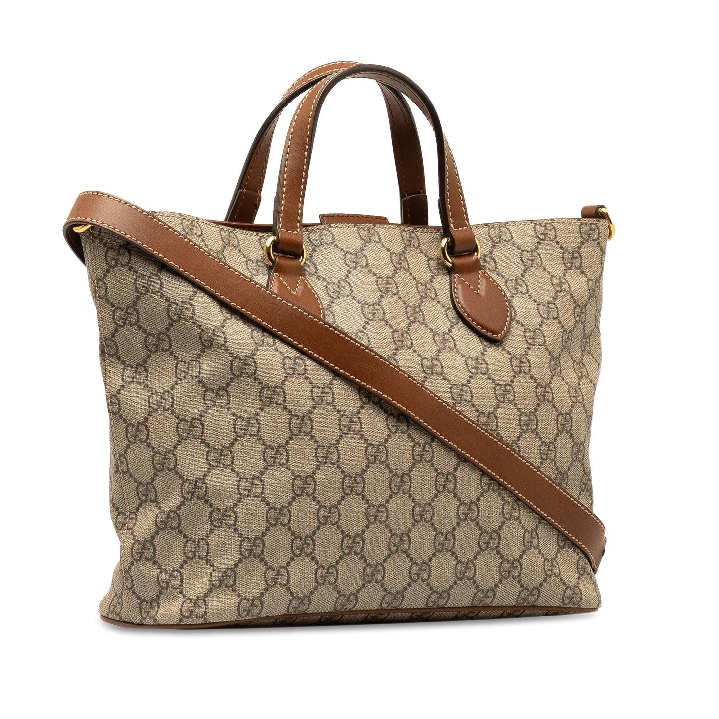 Gucci Small GG Supreme Satchel (yrNoBg)