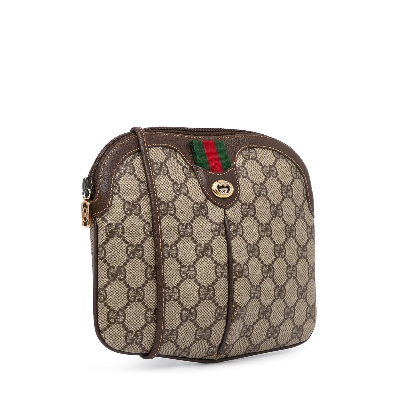 Gucci Small GG Supreme Web Crossbody Bag (FByGIi)