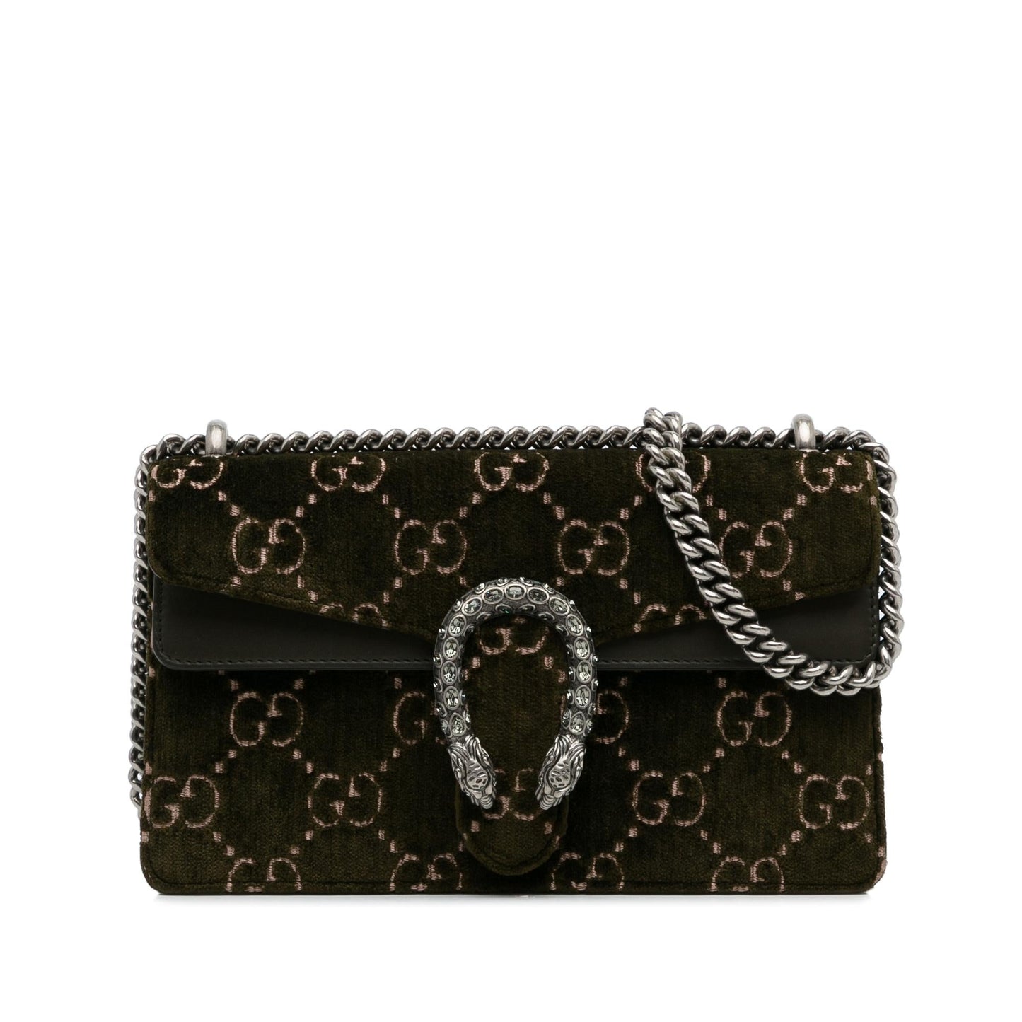 Gucci Small GG Velvet Dionysus Shoulder  Bag (kiB2ot)