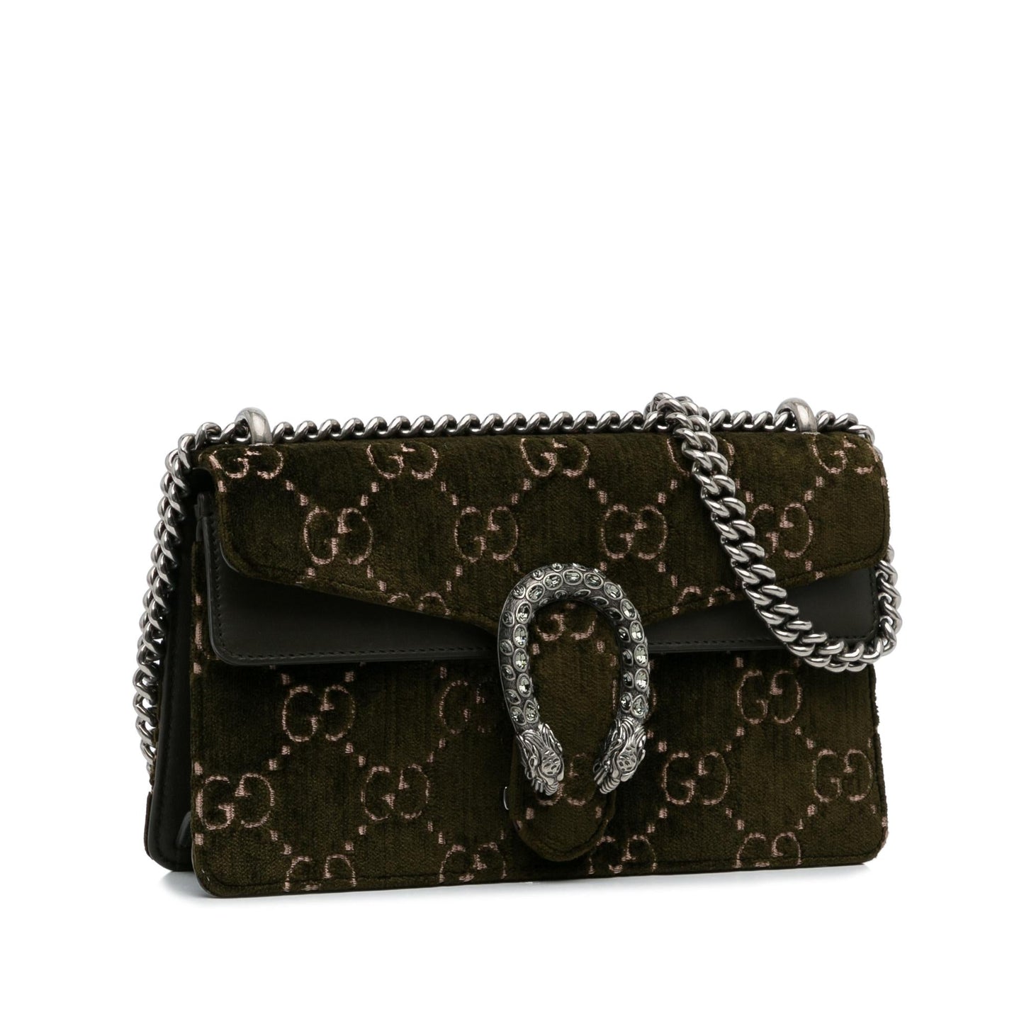 Gucci Small GG Velvet Dionysus Shoulder  Bag (kiB2ot)
