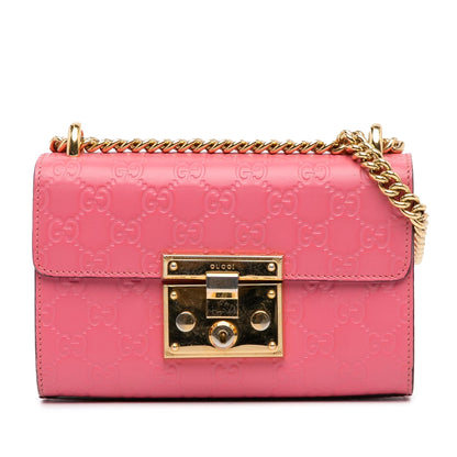 Gucci Small Guccissima Padlock Crossbody Bag (1P2MX2)