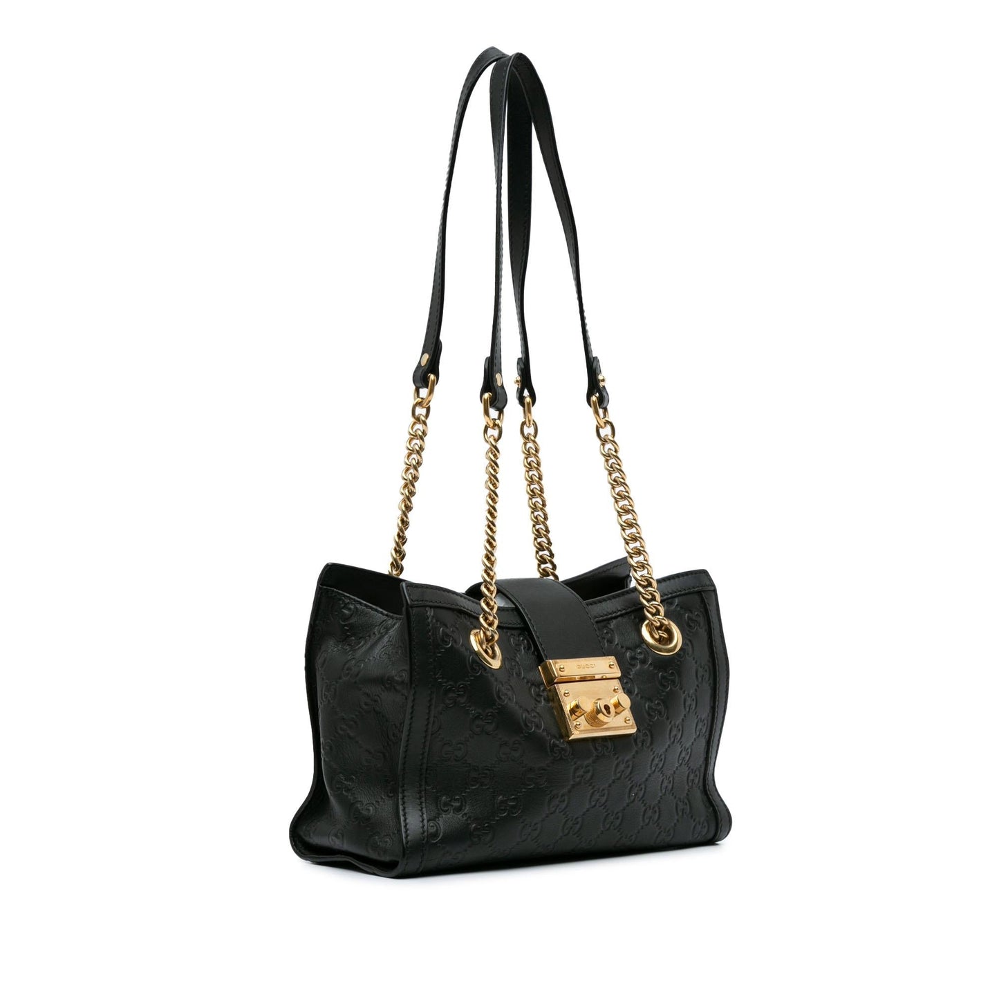 Gucci Small Guccissima Padlock Tote (xLAbOa)