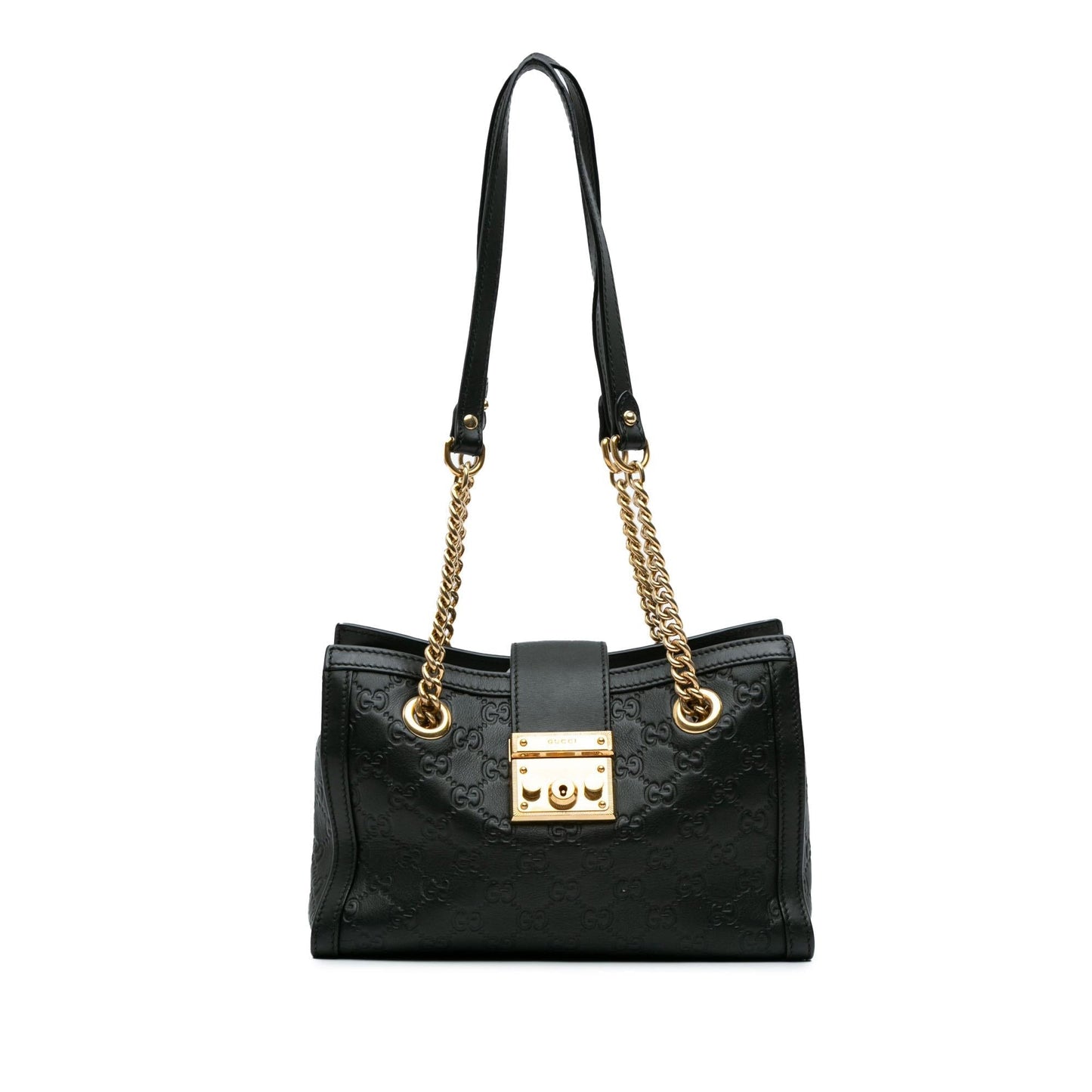Gucci Small Guccissima Padlock Tote (xLAbOa)