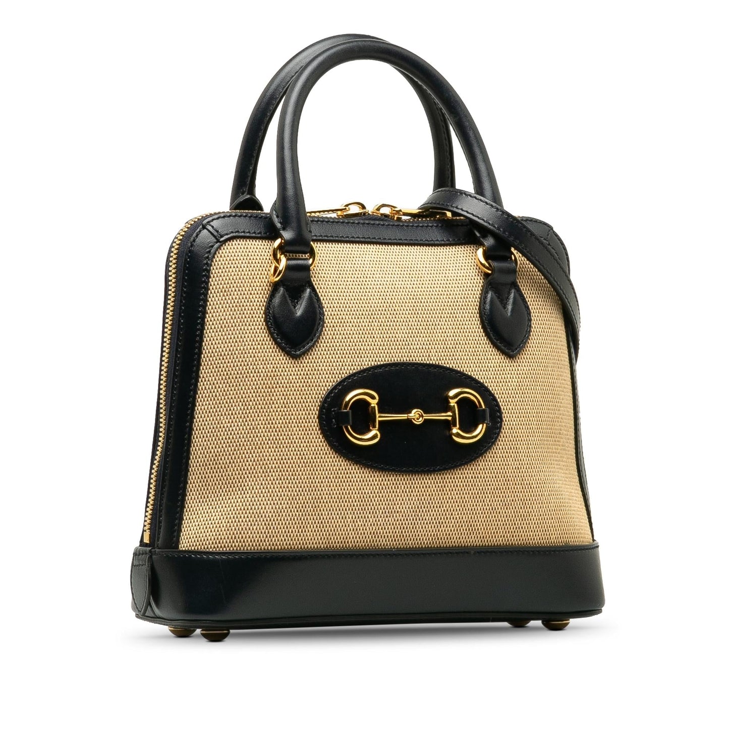 Gucci Small Horsebit 1955 Canvas Top Handle (7XpLq2)