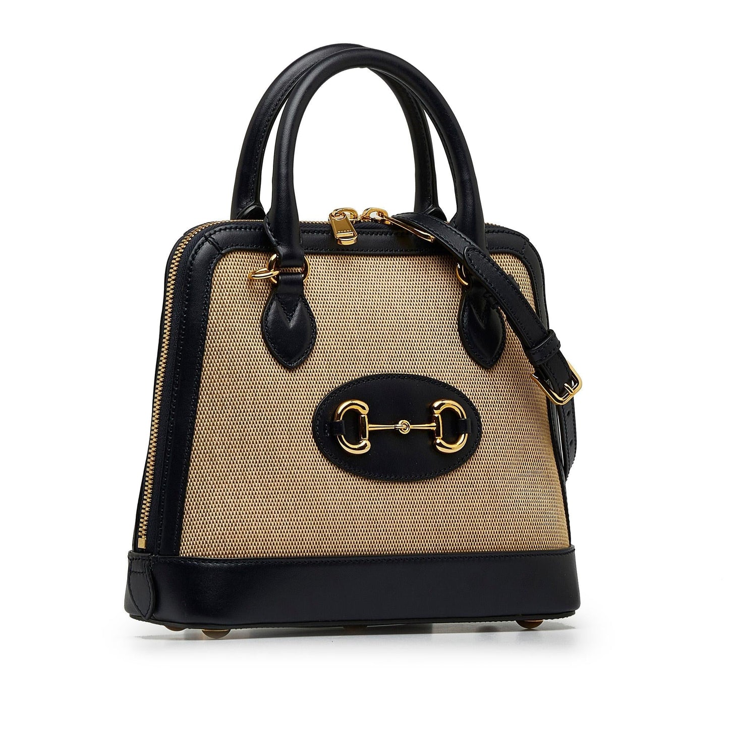 Gucci Small Horsebit 1955 Canvas Top Handle (SSDUyp)