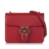 Gucci Small Interlocking G Leather Crossbody Bag (32603)