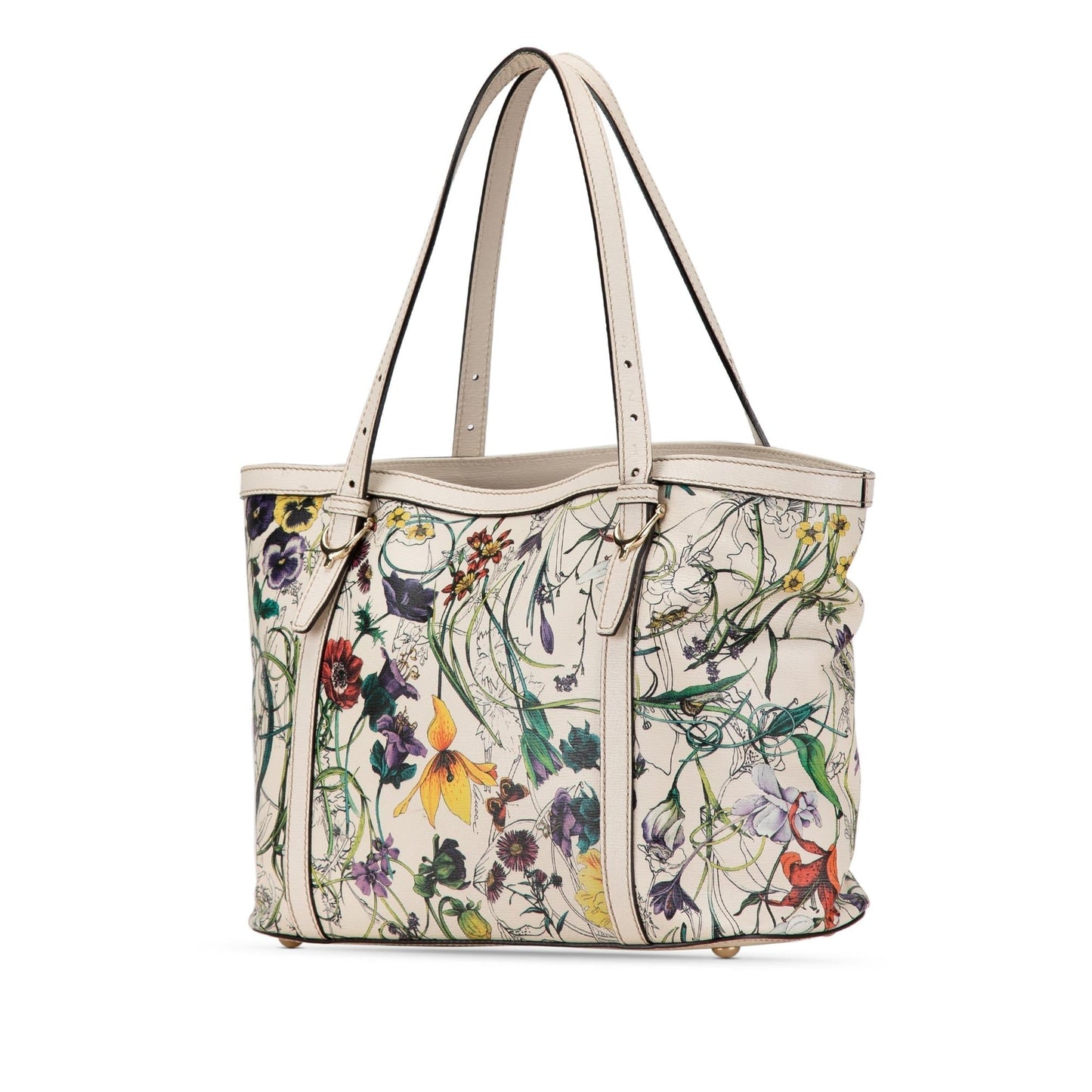 Gucci Small Leather Flora Nice Tote (PeGDJg)