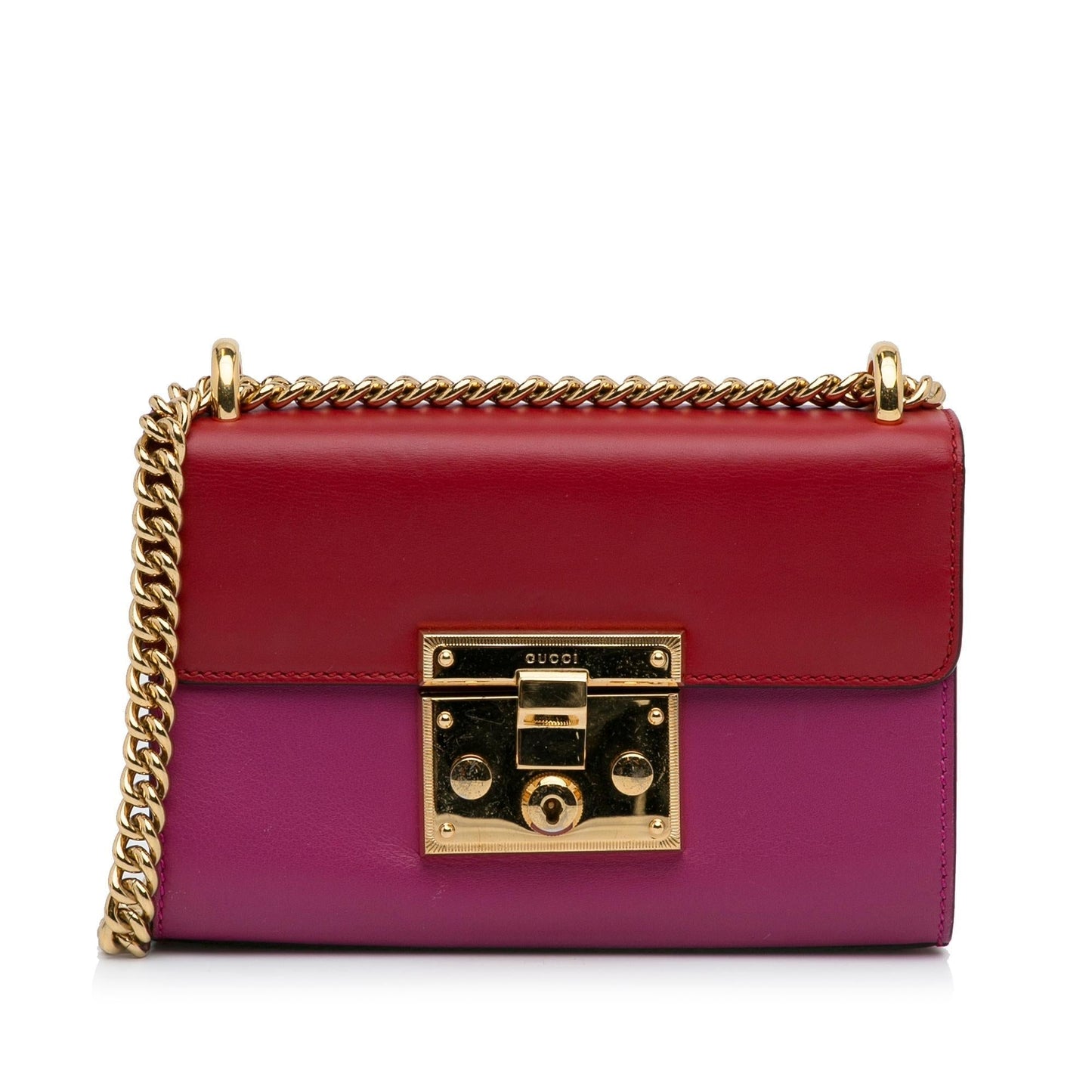 Gucci Small Leather Padlock Crossbody Bag (IOXwm8)