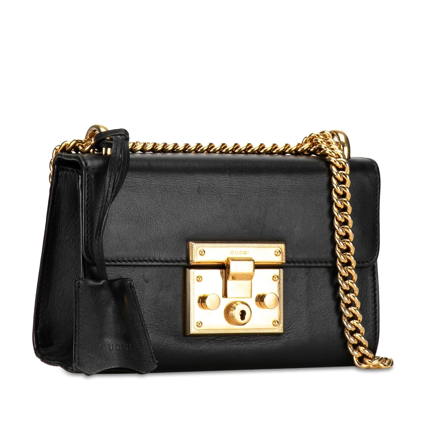 Gucci Small Leather Padlock Crossbody Bag (QBobEP)