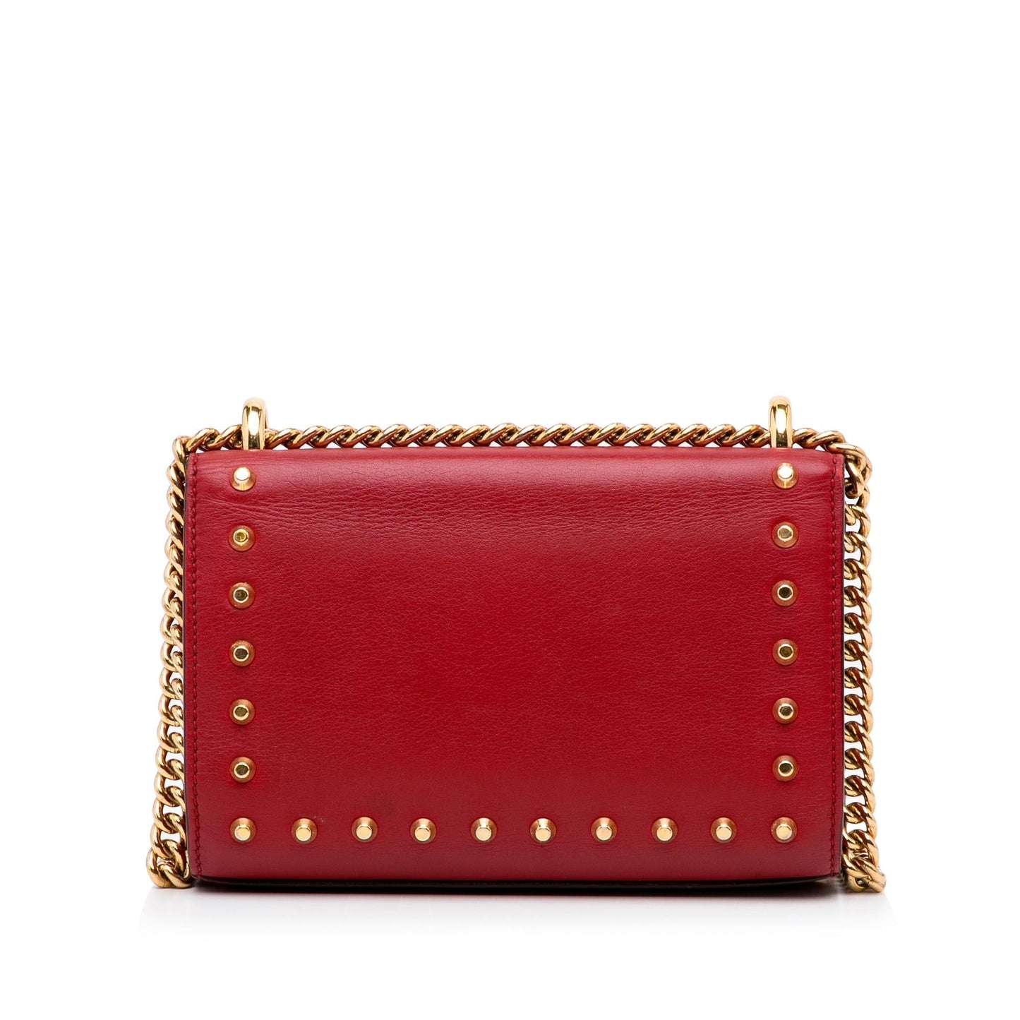 Gucci Small Leather Pearl Studded Padlock Crossbody Bag (lpKTdk)