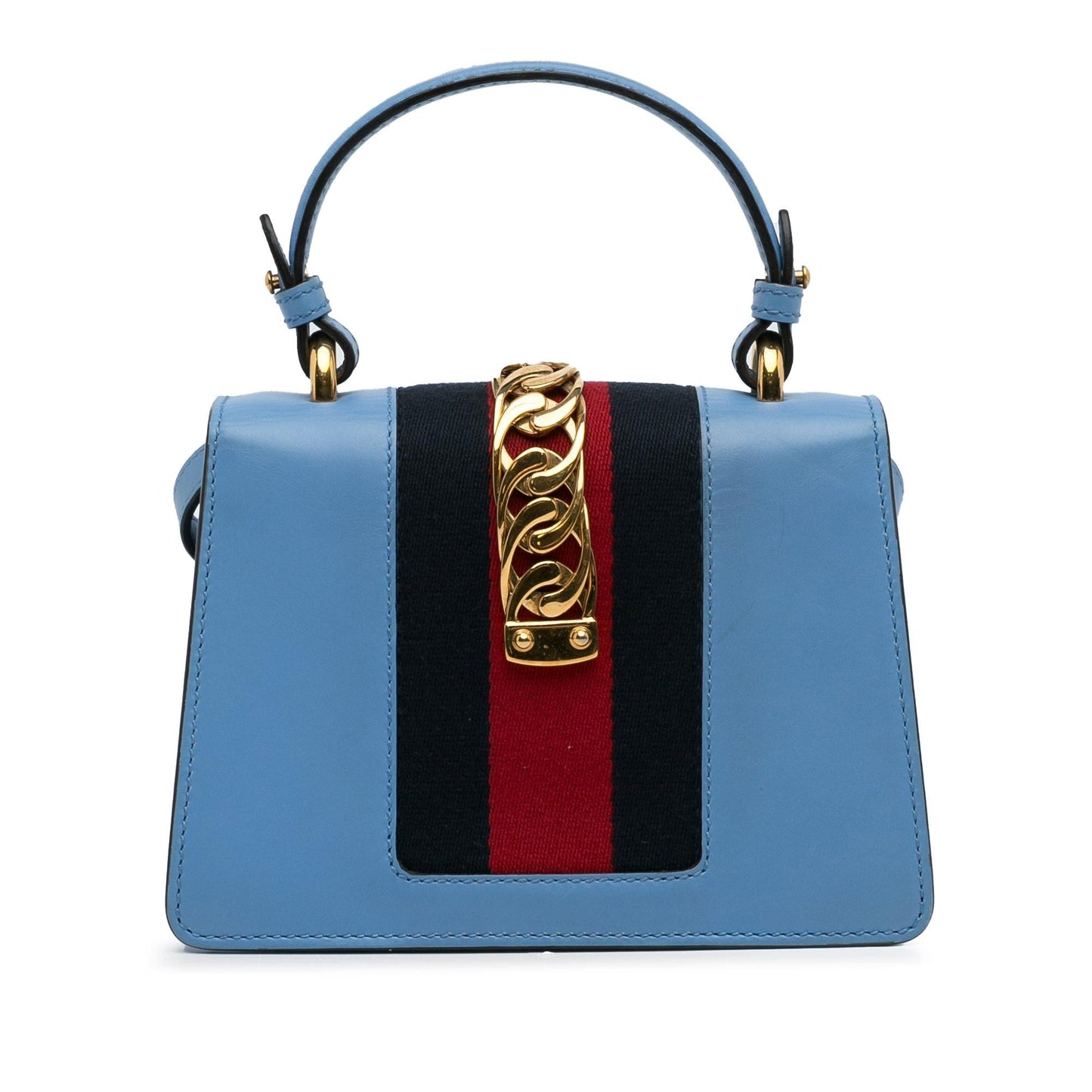 Gucci Small Leather Sylvie Satchel (rA40V1)