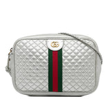 Gucci Small Leather Web Trapuntata Crossbody (DXltON)