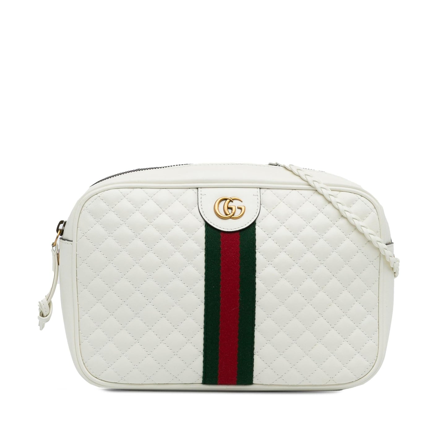 Gucci Small Leather Web Trapuntata Crossbody (70xUkM)