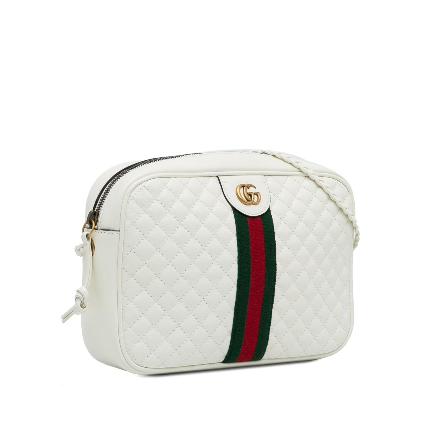 Gucci Small Leather Web Trapuntata Crossbody (70xUkM)