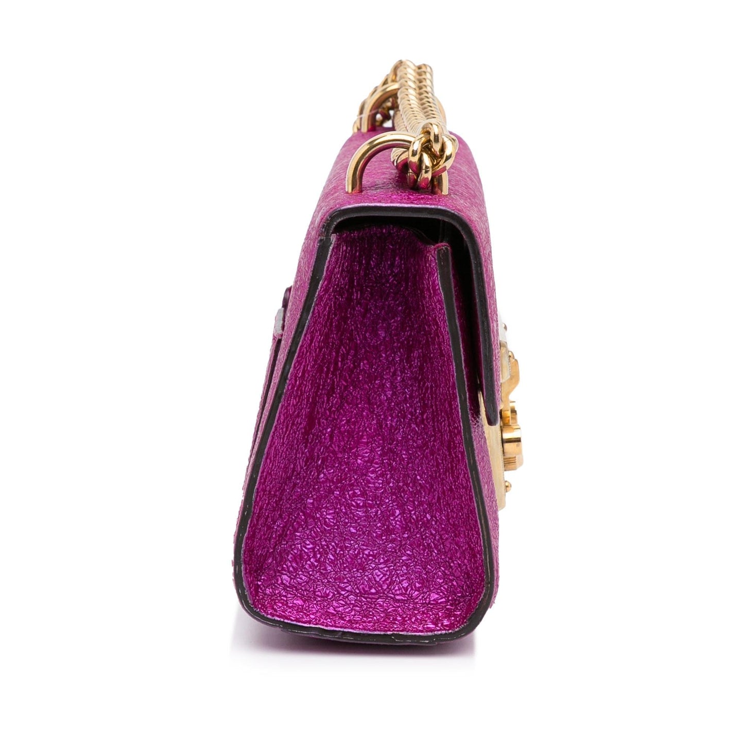 Gucci Small Metallic Padlock Crossbody (vepPaF)