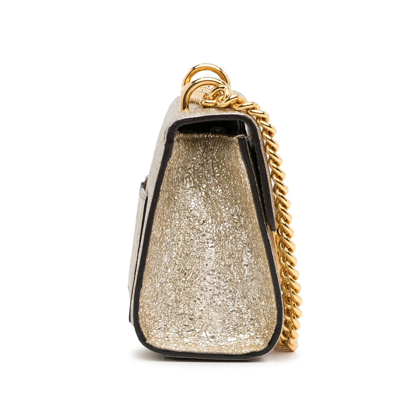 Gucci Small Metallic Padlock Crossbody (Vd4R6T)