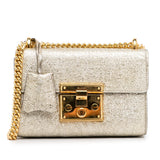 Gucci Small Metallic Padlock Crossbody (Vd4R6T)