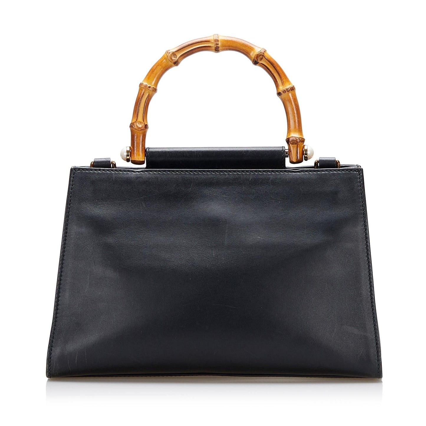 Gucci Small Nymphaea Bamboo Satchel (36983)