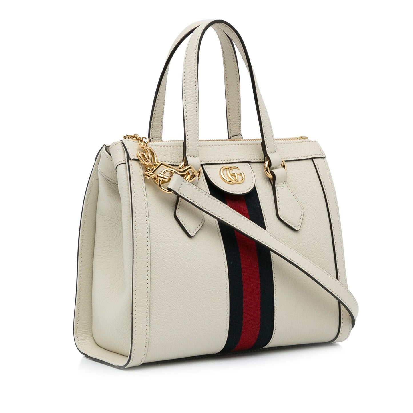 Gucci Small Ophidia Leather Satchel (LO2z7q)