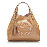 Gucci Small Patent Soho Satchel (Sj16xT)