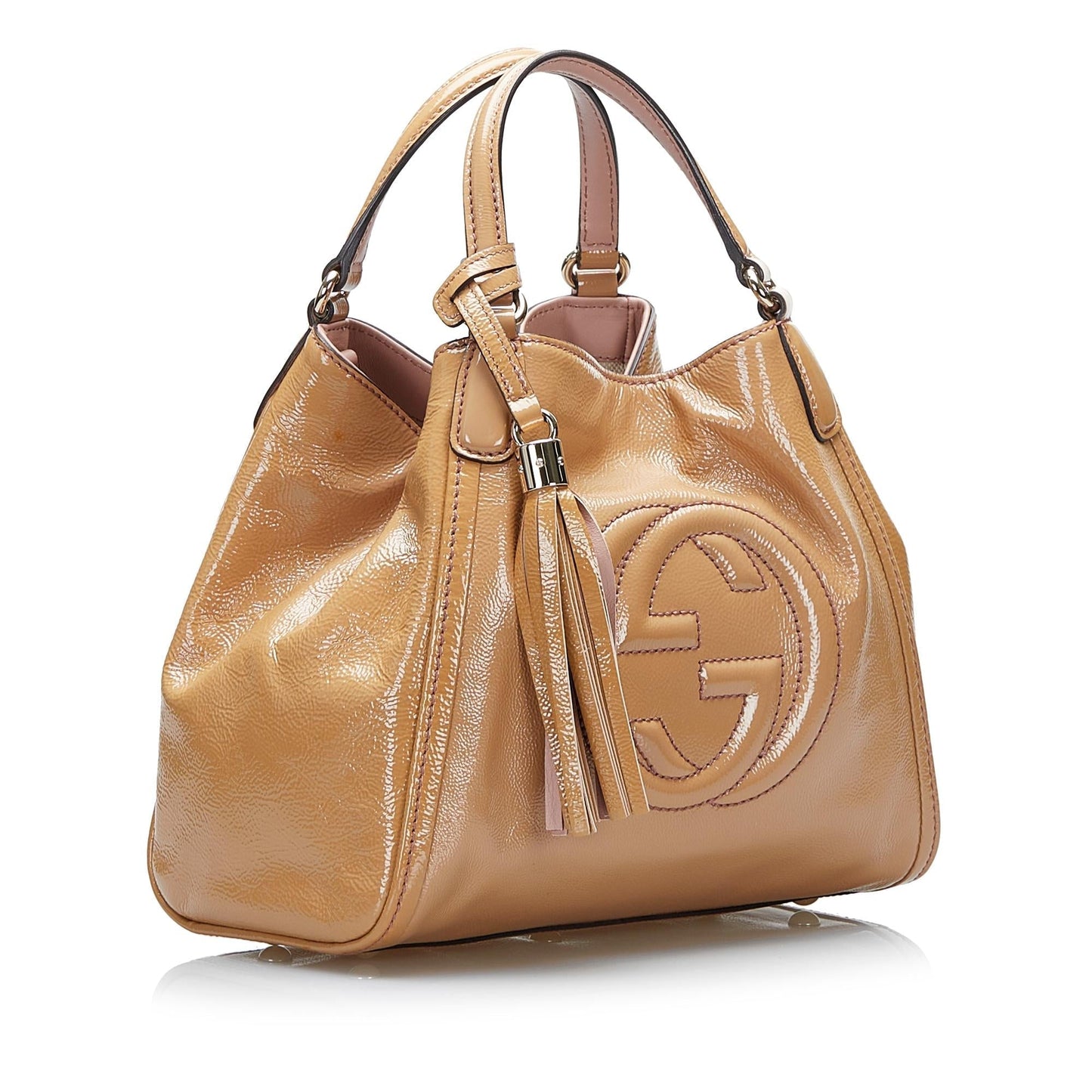 Gucci Small Patent Soho Satchel (Sj16xT)