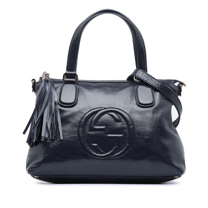 Gucci Small Patent Soho Working Satchel (xMBICY)