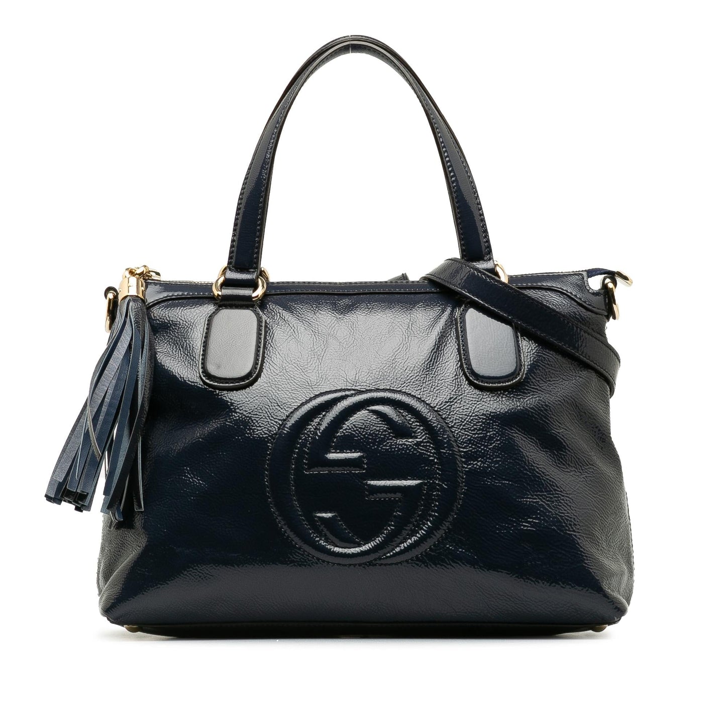Gucci Small Patent Soho Working Satchel (cuXTJk)