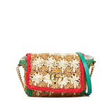 Gucci Small Raffia GG Marmont Crossbody (aHeBXr)
