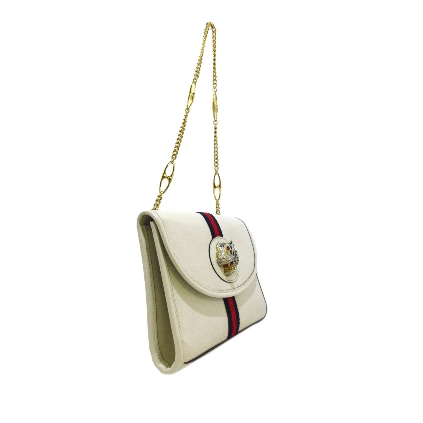 Gucci Small Rajah Web Chain Satchel (9eTmkE)