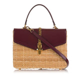 Gucci Small Sylvie Wicker Satchel (v3LAgD)