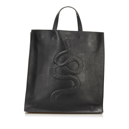 Gucci Snake Embossed Leather Bag (35956)